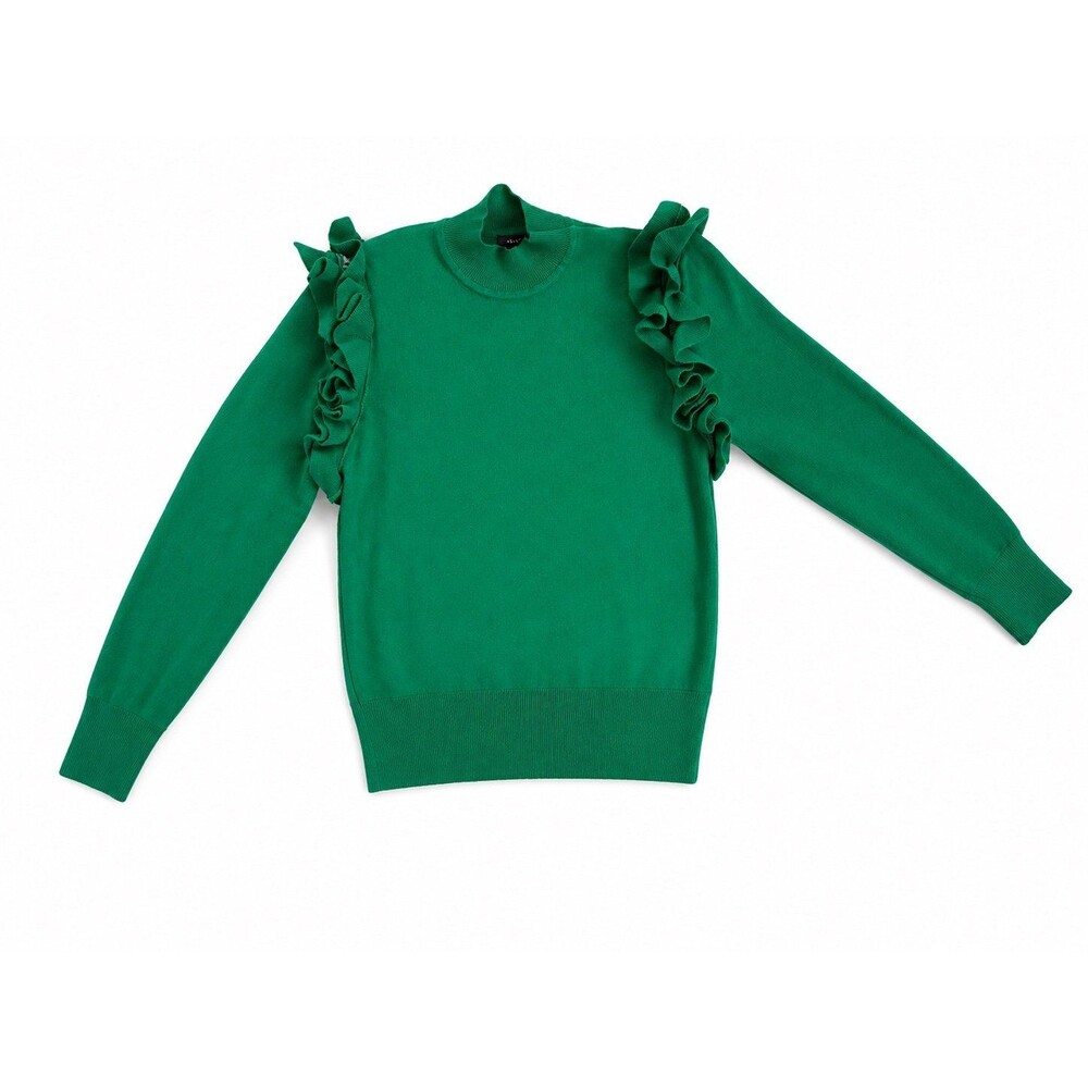 Unique Halogen Women’s Sweater Top with Zippered Removable Sleeves, Small Petite